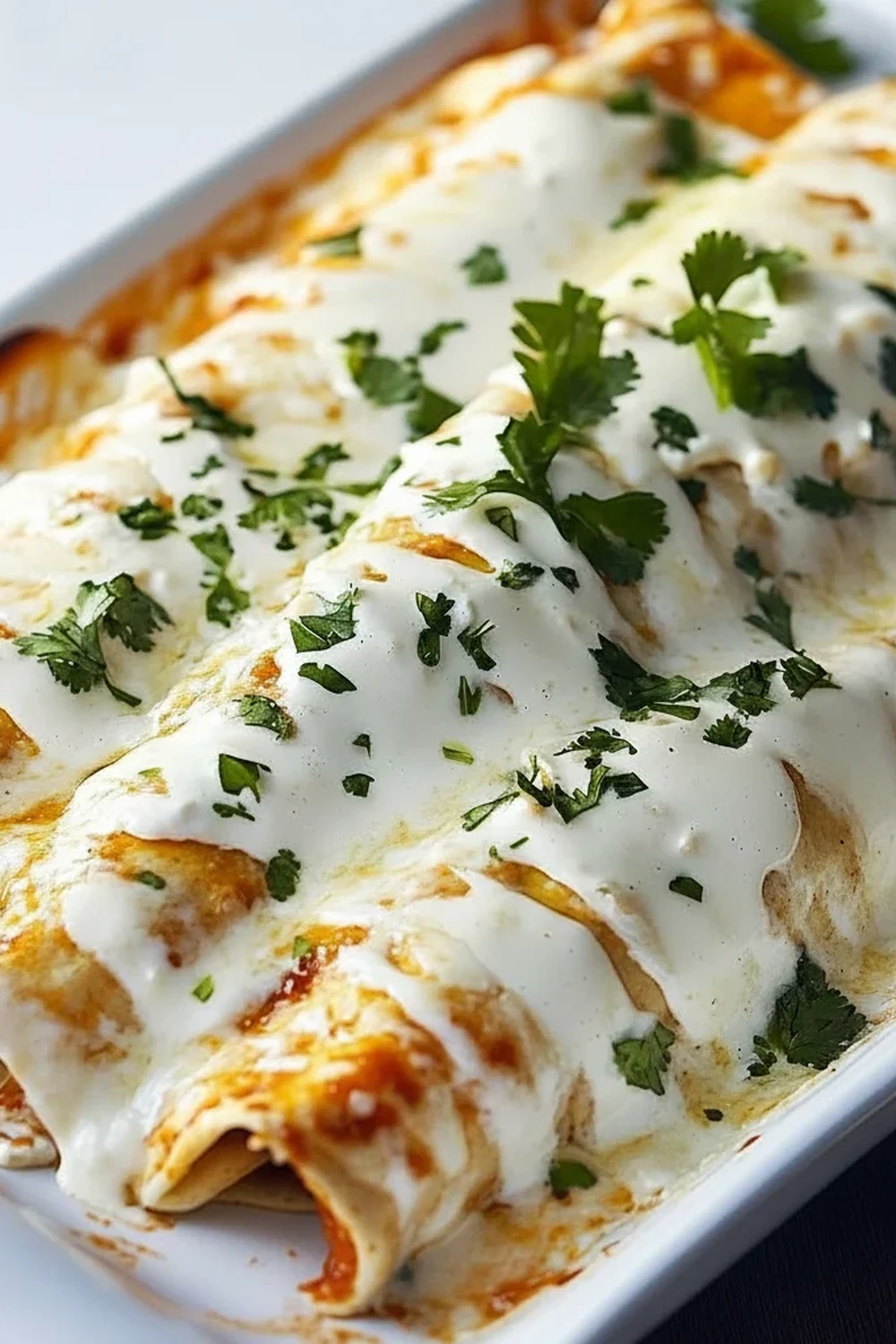Chicken Enchiladas White Sauce Recipe