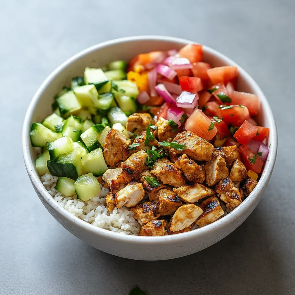 Chicken Shawarma Bowl Recipe Middle Eastern
