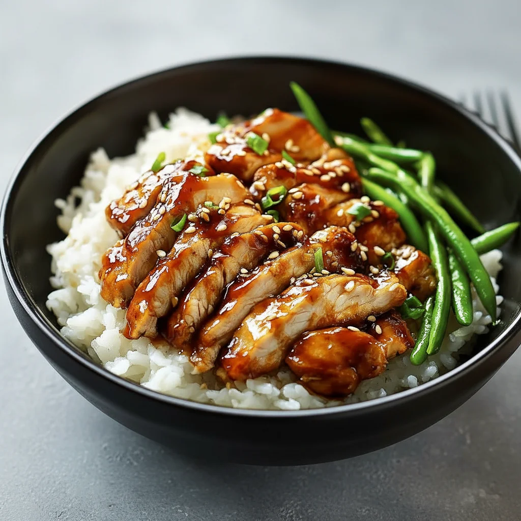 Chicken Teriyaki Bowl Recipe Glazed