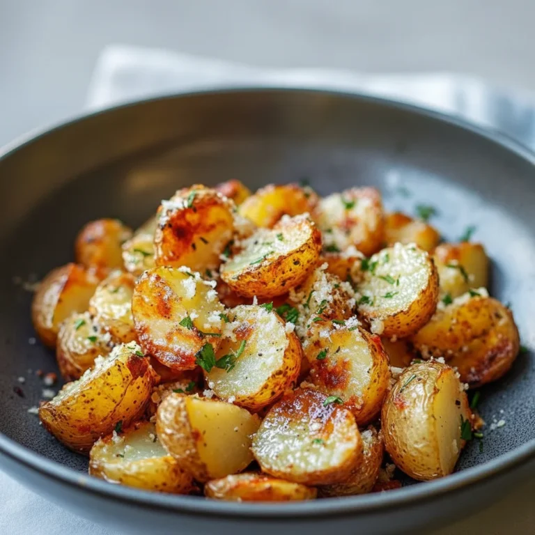 Garlic Parmesan Potatoes Recipe Roasted
