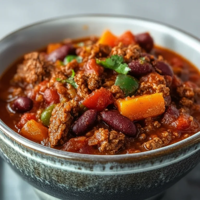 Hearty Beef Chili Recipe Spicy