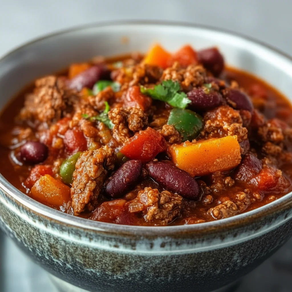 Hearty Beef Chili Recipe Spicy