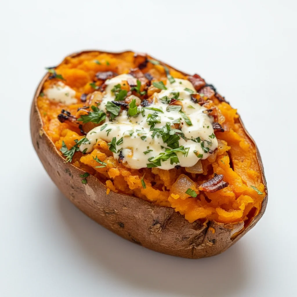 Loaded Sweet Potato Recipe Stuffed