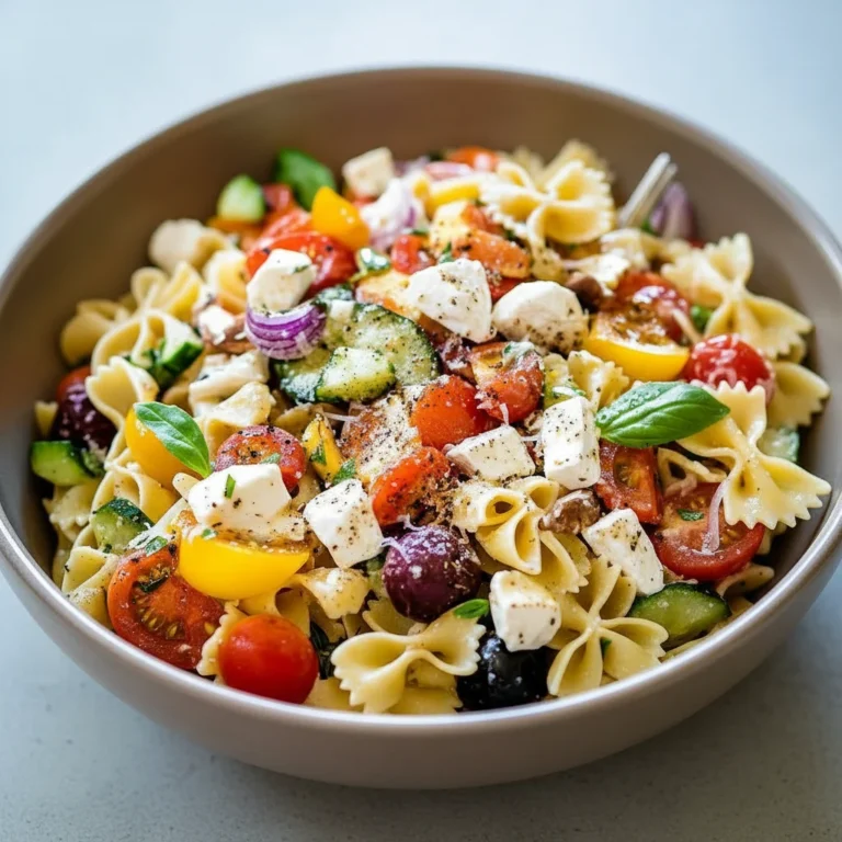 Mediterranean Pasta Salad Recipe Cold