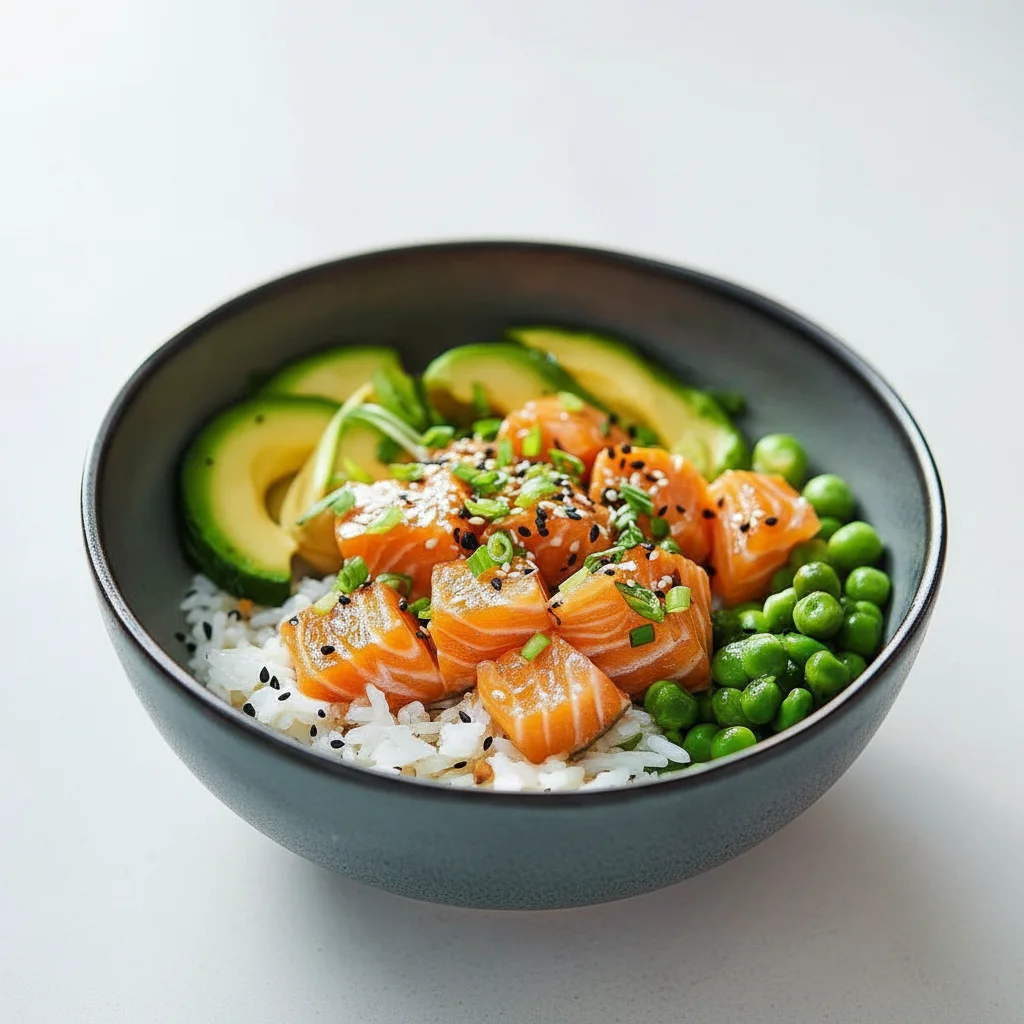 Salmon Rice Bowl Recipe Healthy Lunch