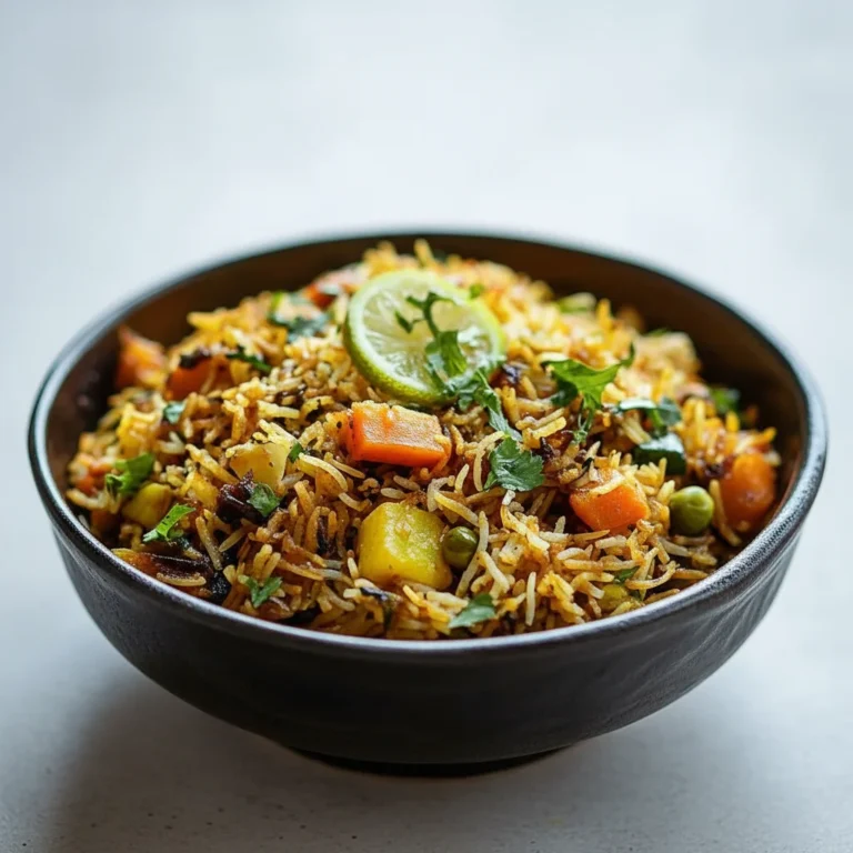 Vegetable Biryani Recipe Spiced Rice