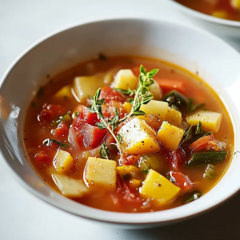 Vegetable Soup Recipe Healthy Bowl