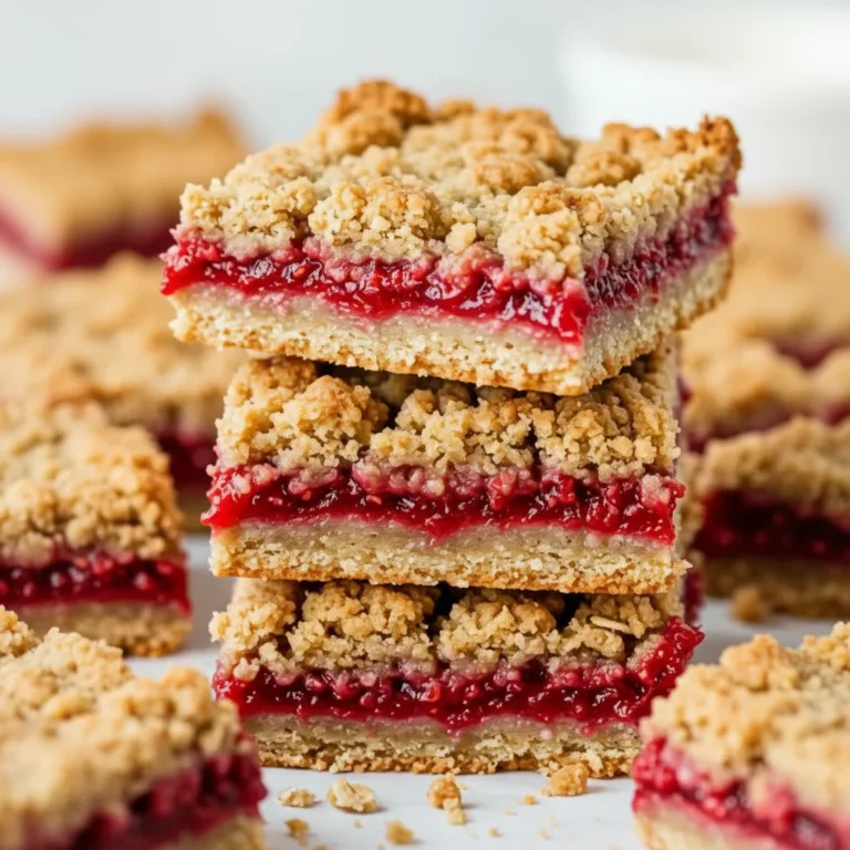 Buttery Sweet Raspberry Bars