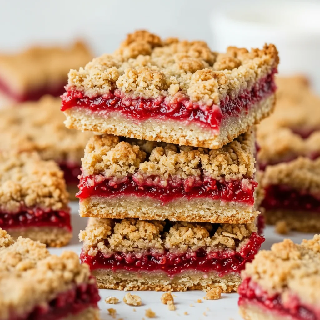 Buttery Sweet Raspberry Bars
