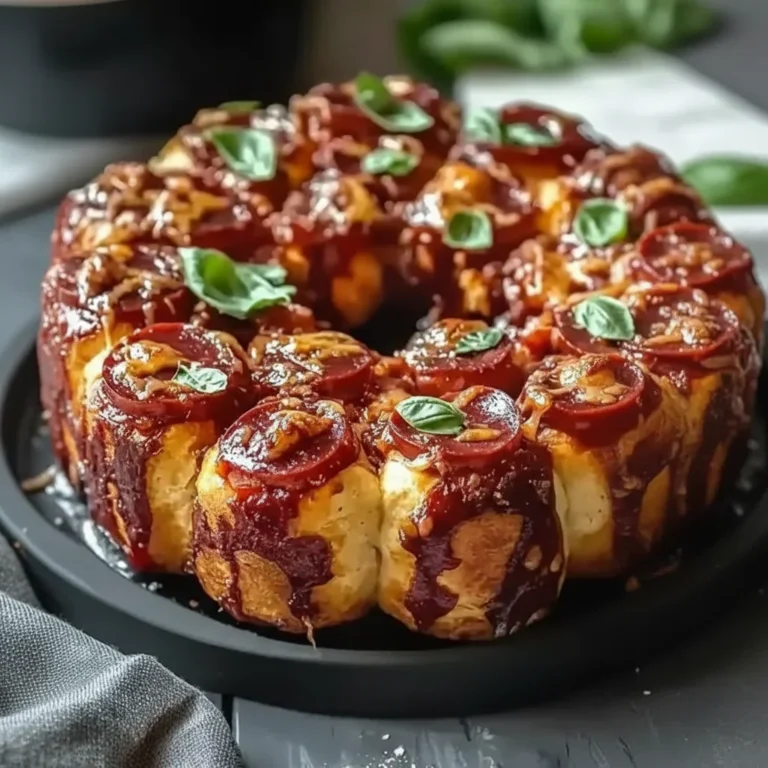 Cheesy Pizza Monkey Bread Recipe