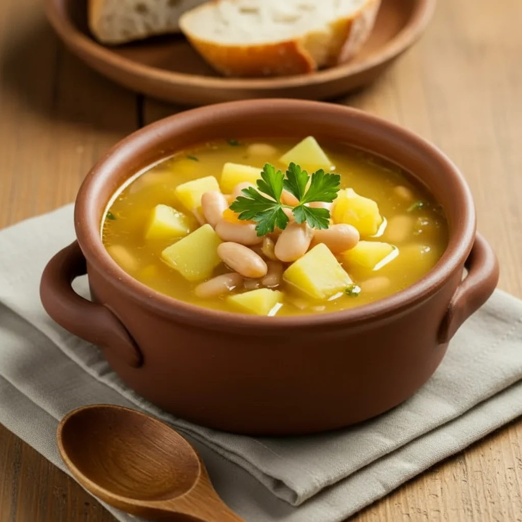 Creamy Potato Bean Soup Recipe