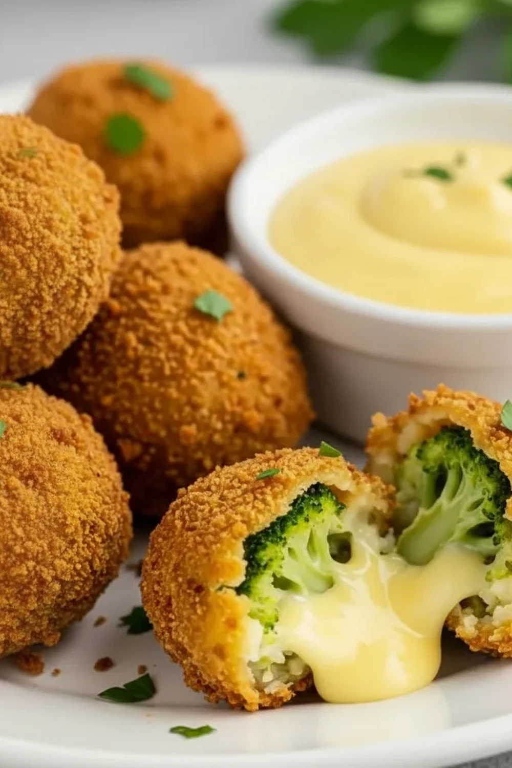 Baked Broccoli Cheese Balls