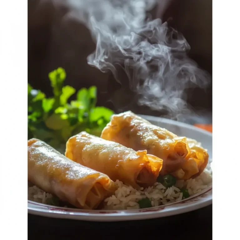 Crispy Fresh Spring Rolls Appetizer