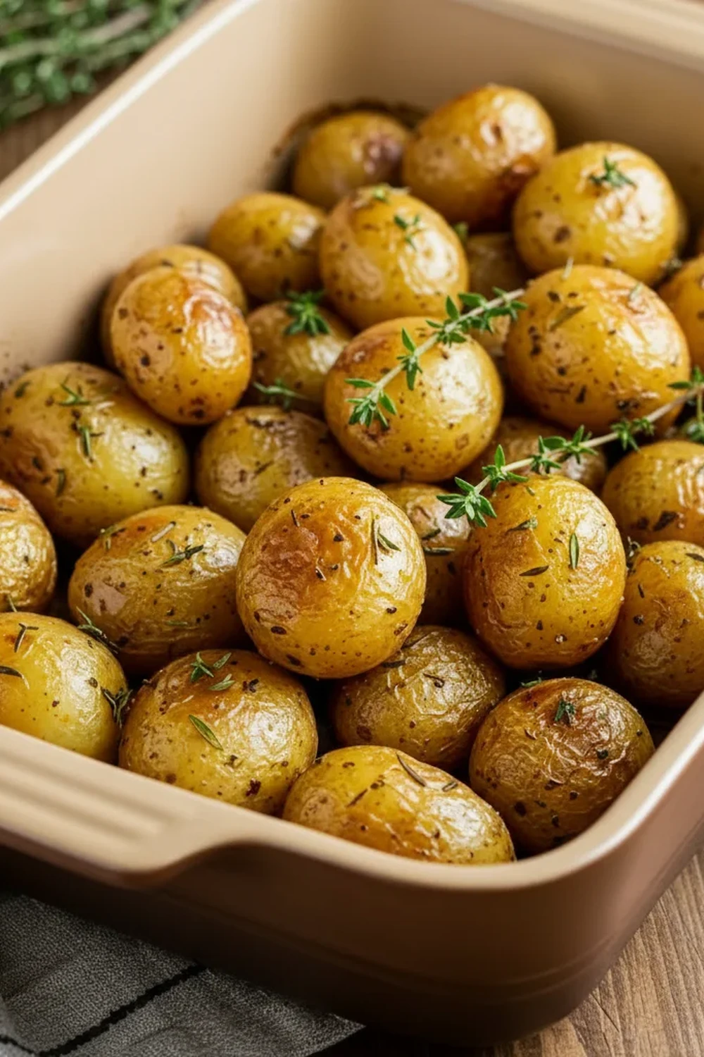 Honey Mustard Roasted Potatoes