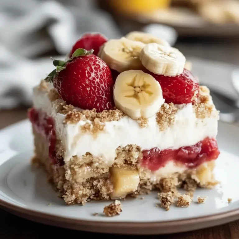 Easy Banana Split Dump Cake