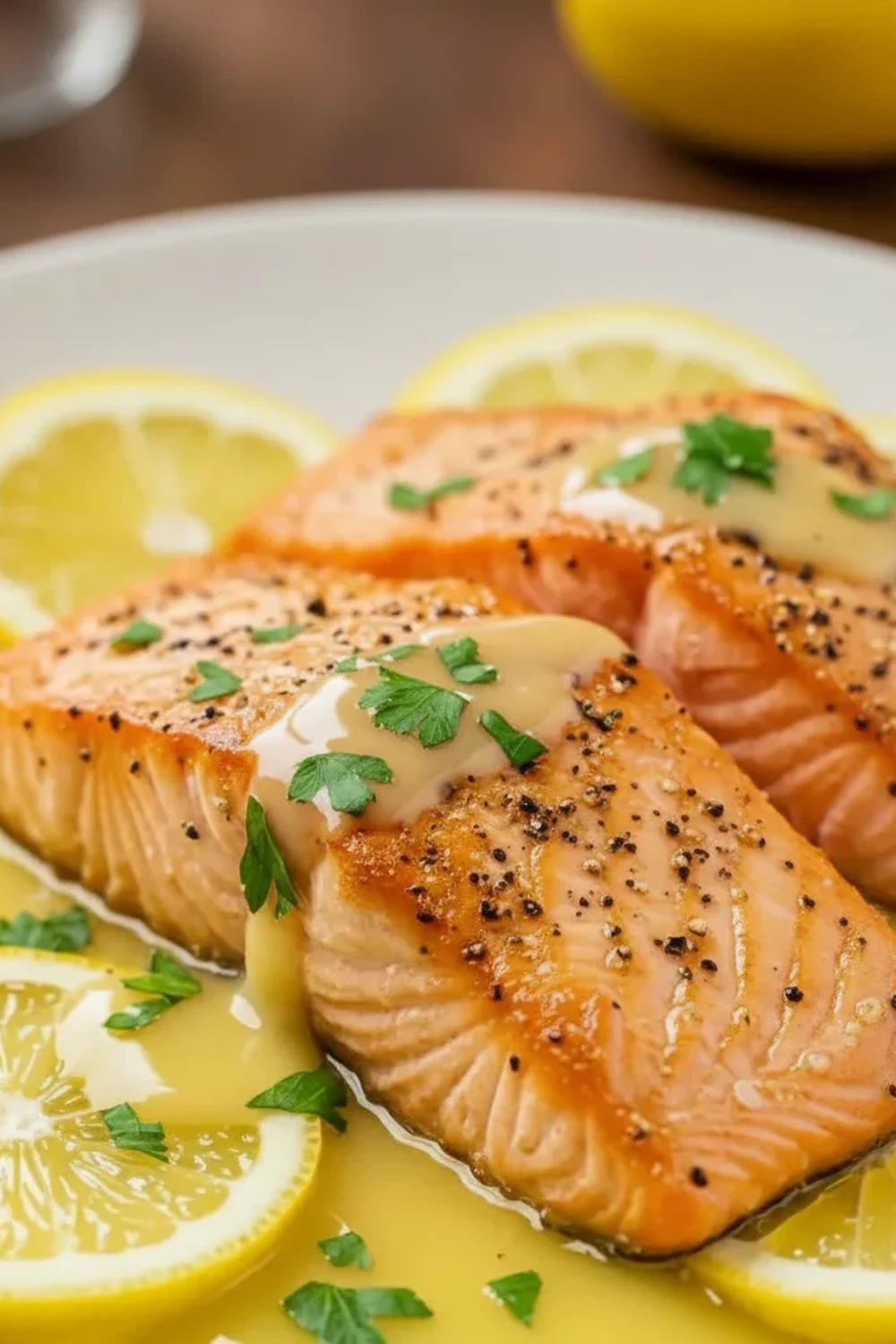 Garlic Butter Baked Salmon