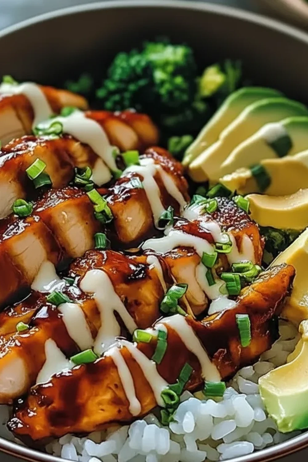 Sticky Chicken Rice Bowl