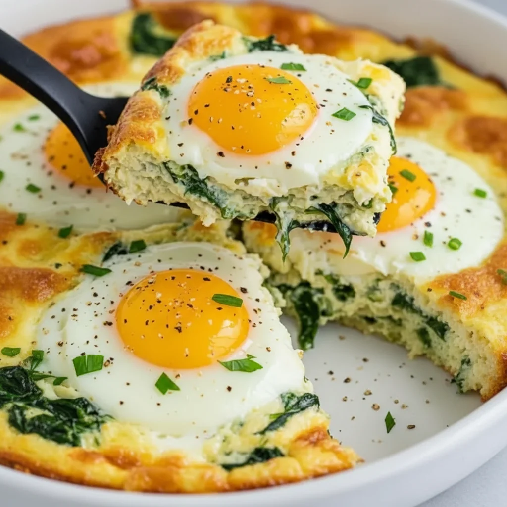Fluffy Cottage Cheese Egg Bake