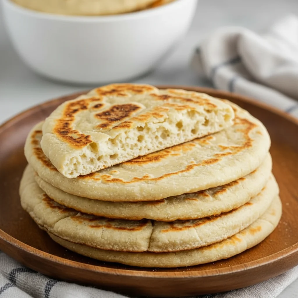 Fluffy Homemade Pita Bread Recipe
