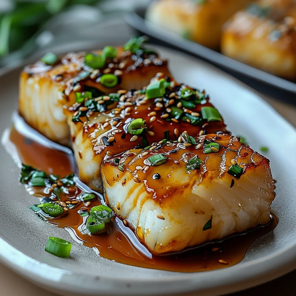 Healthy Ginger Soy Cod Dinner