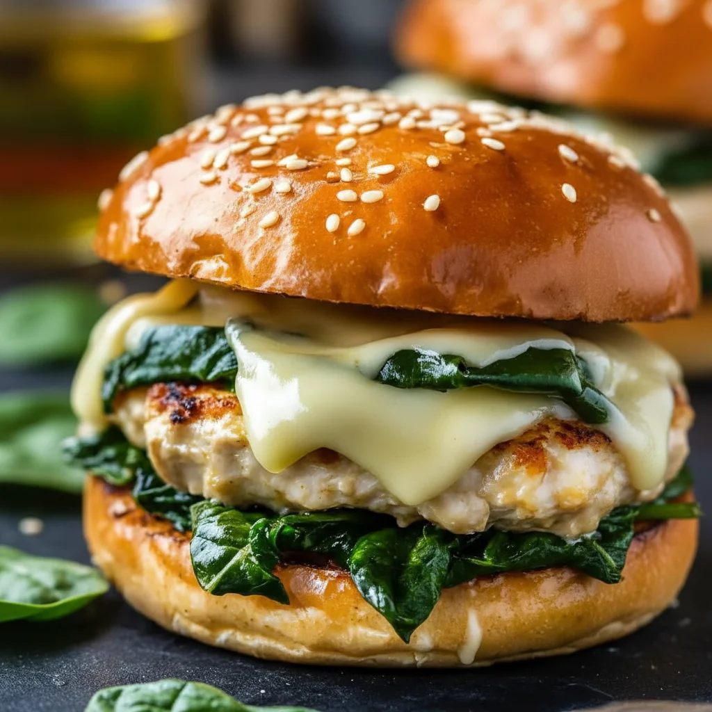 Juicy White Cheddar Chicken Burgers