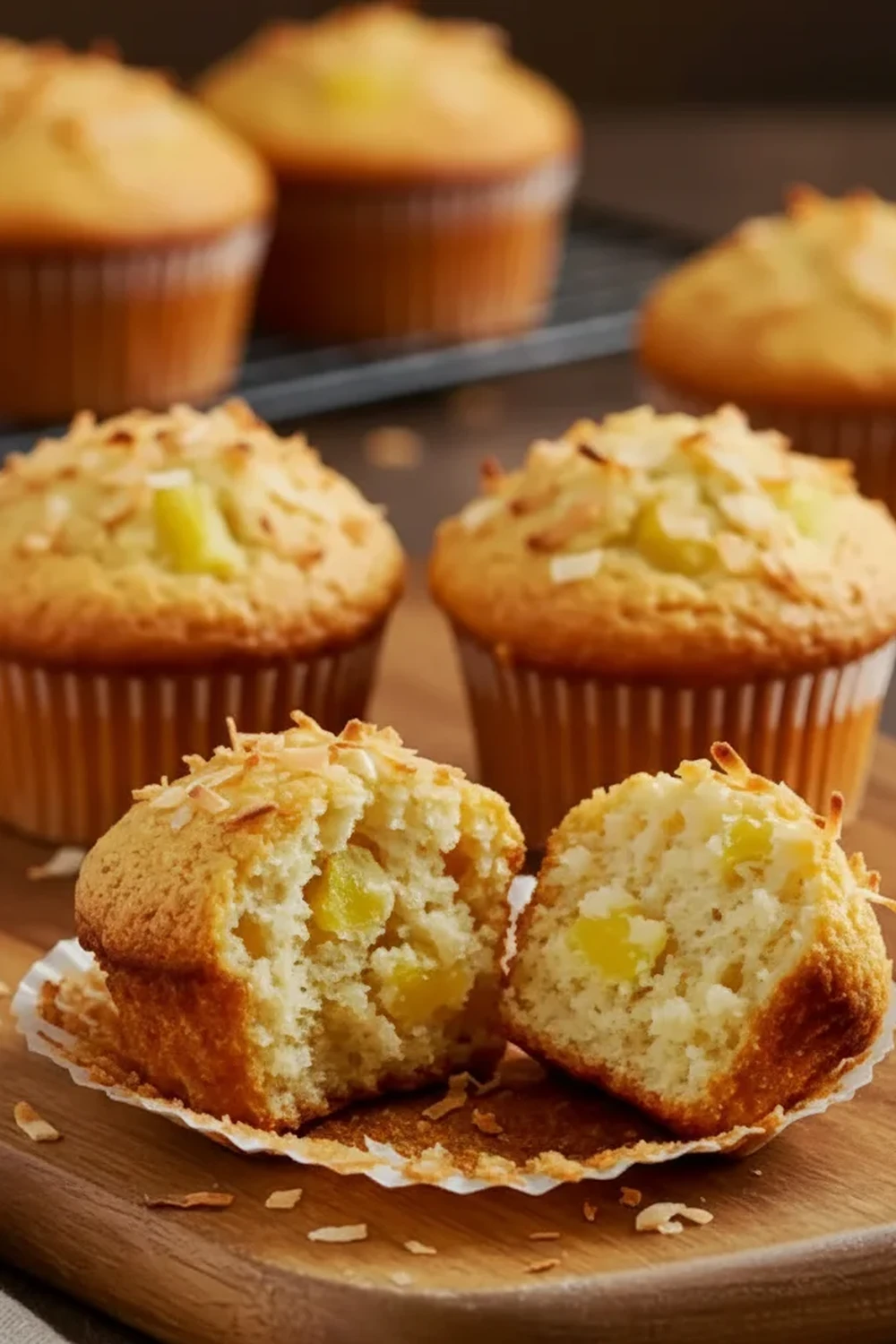 Tropical Cottage Cheese Muffins