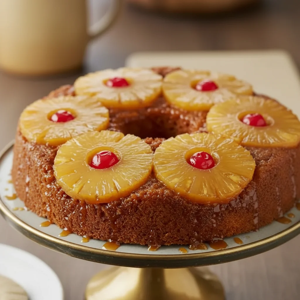 Moist Tropical Pineapple Cake