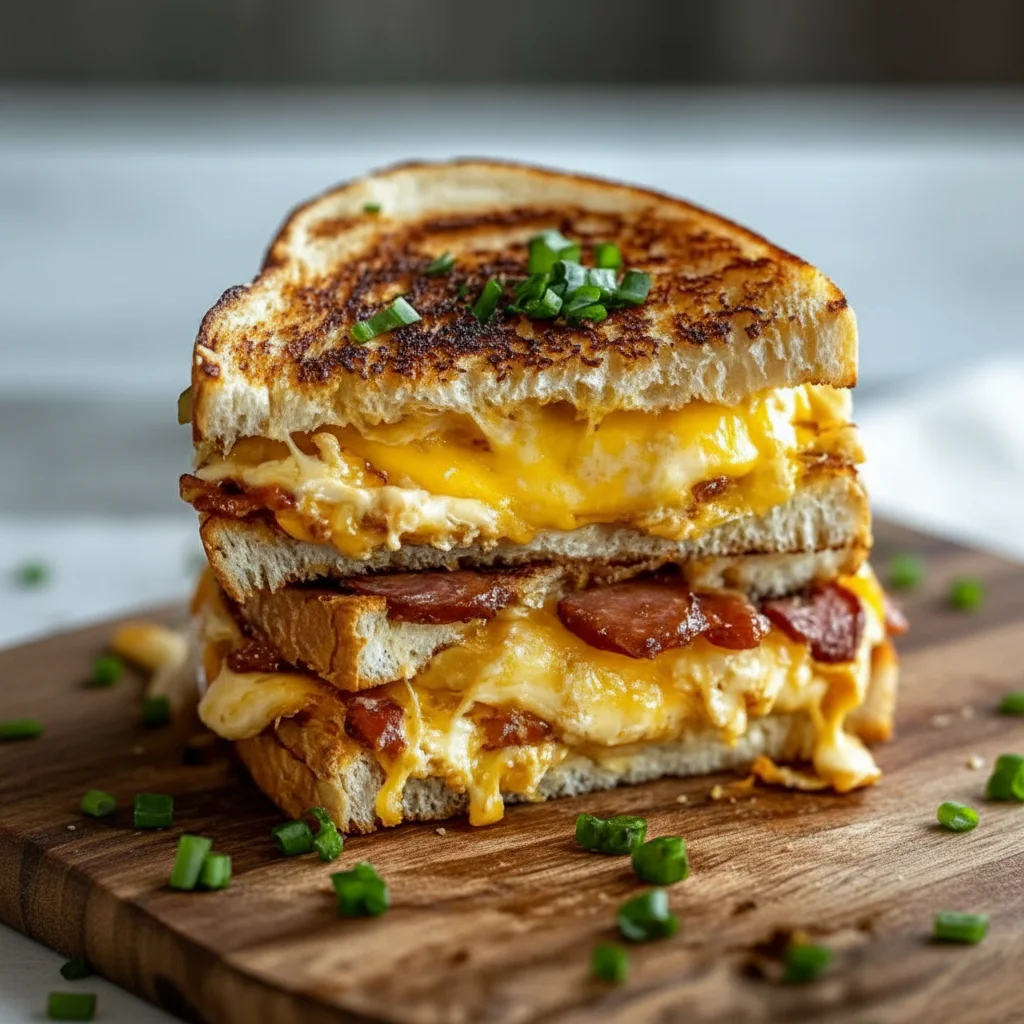 Savory Breakfast Grilled Cheese