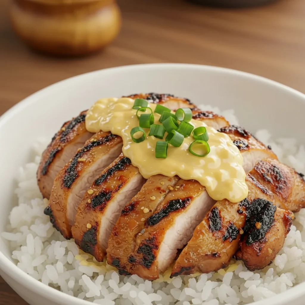 Savory Chicken Rice Bowl Meal