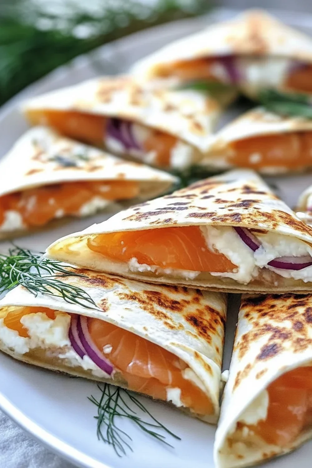 Smoked Salmon Mini Quesadillas