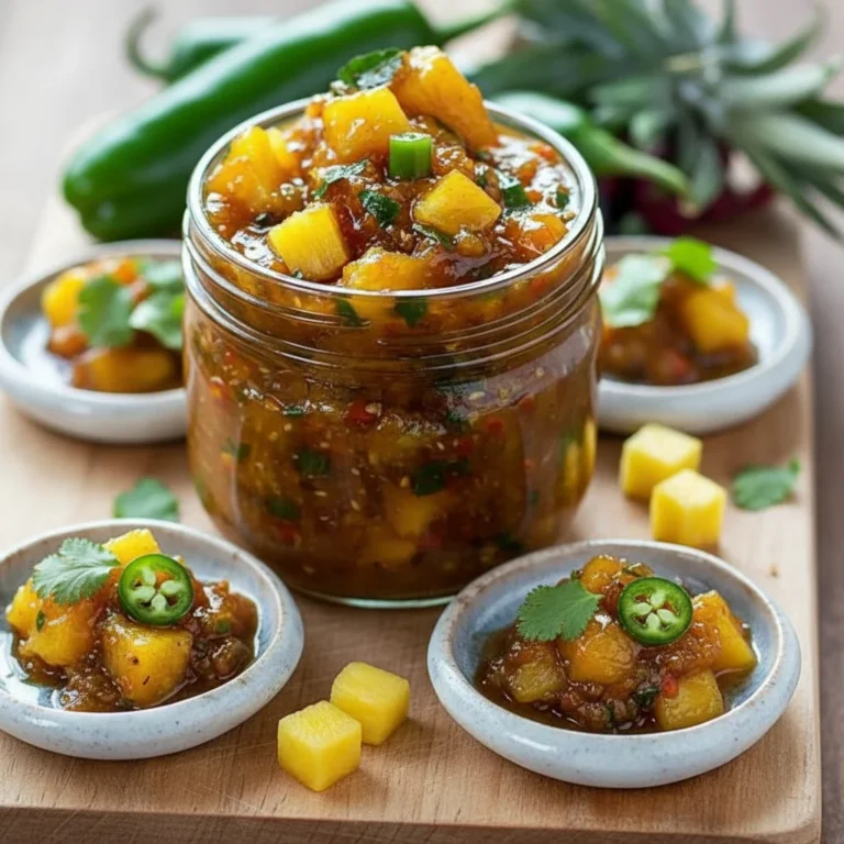 Spicy Pineapple Jalapeño Chutney