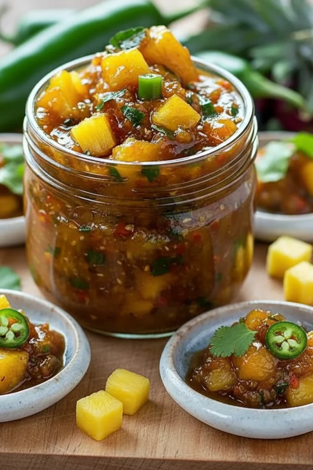 Spicy Pineapple Jalapeño Chutney