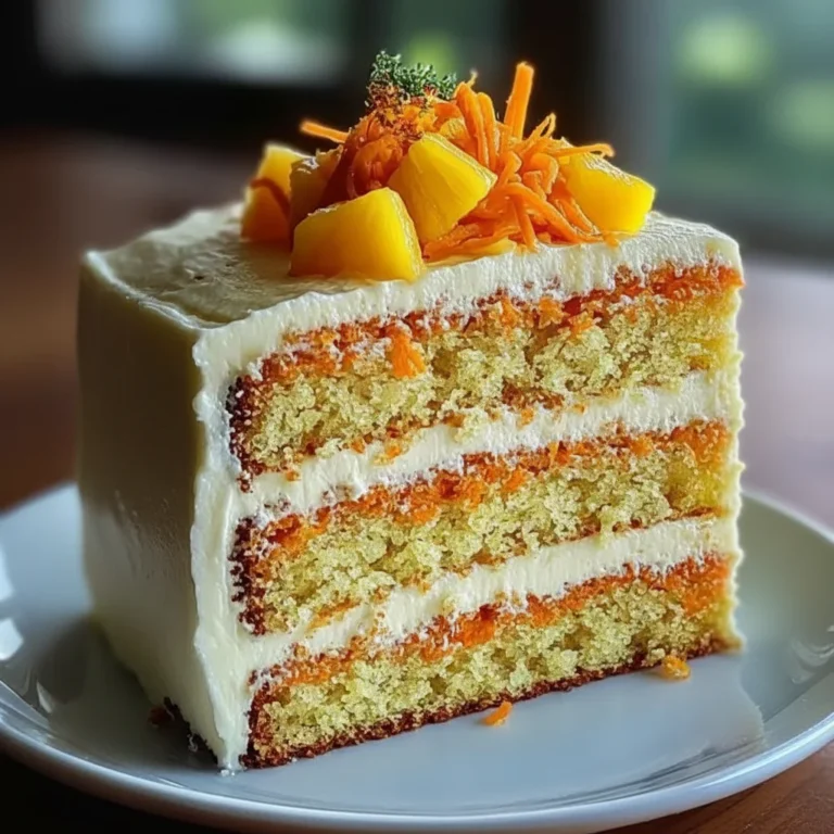 Tropical Hawaiian Carrot Pineapple Cake