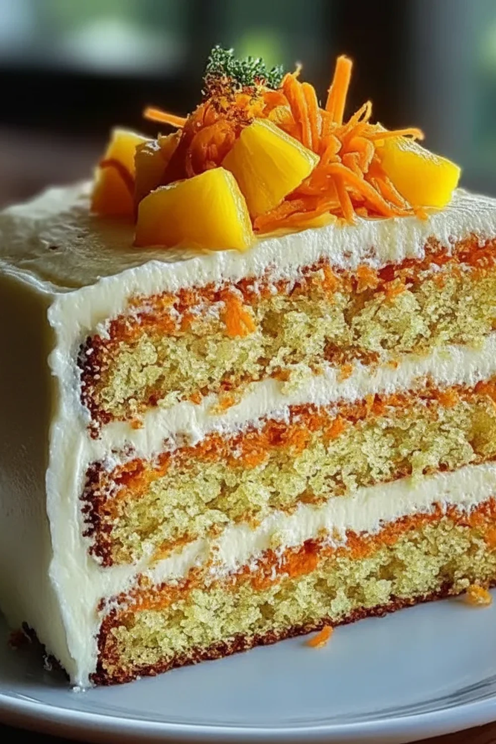 Hawaiian Carrot Pineapple Cake