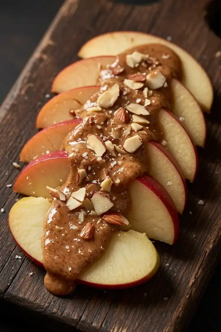 Apple Slices with Almond Butter