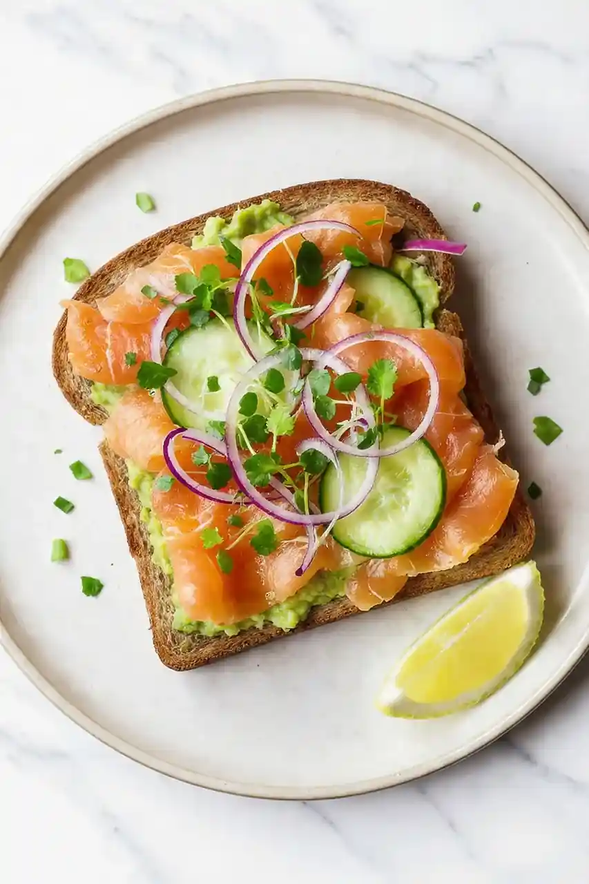 Avocado and Smoked Salmon Toast (Keto)