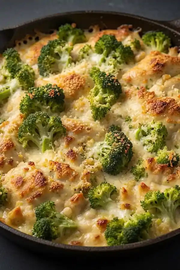 Chicken & Broccoli Bake with Cheesy Topping
