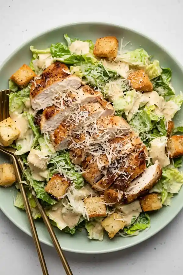 Chicken Caesar Salad (Without Anchovies)