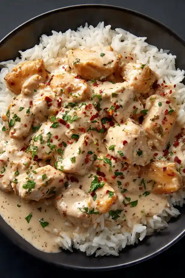 Classic Creamy Cajun Chicken and Rice