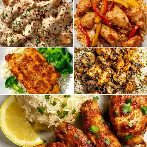 Creamy Cajun Chicken And Rice Meal Prep Bowls