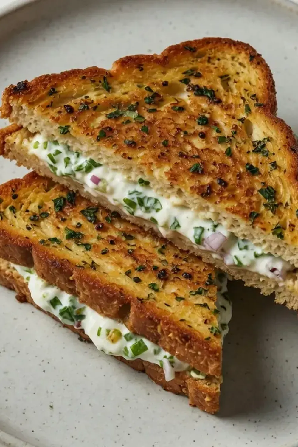 Crispy Indian Dahi Toast (Easy Yogurt Sandwich)
