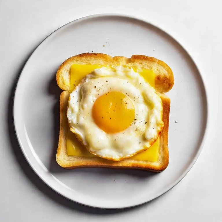 Easy 5-Minute Air Fryer Egg & Cheese Toast