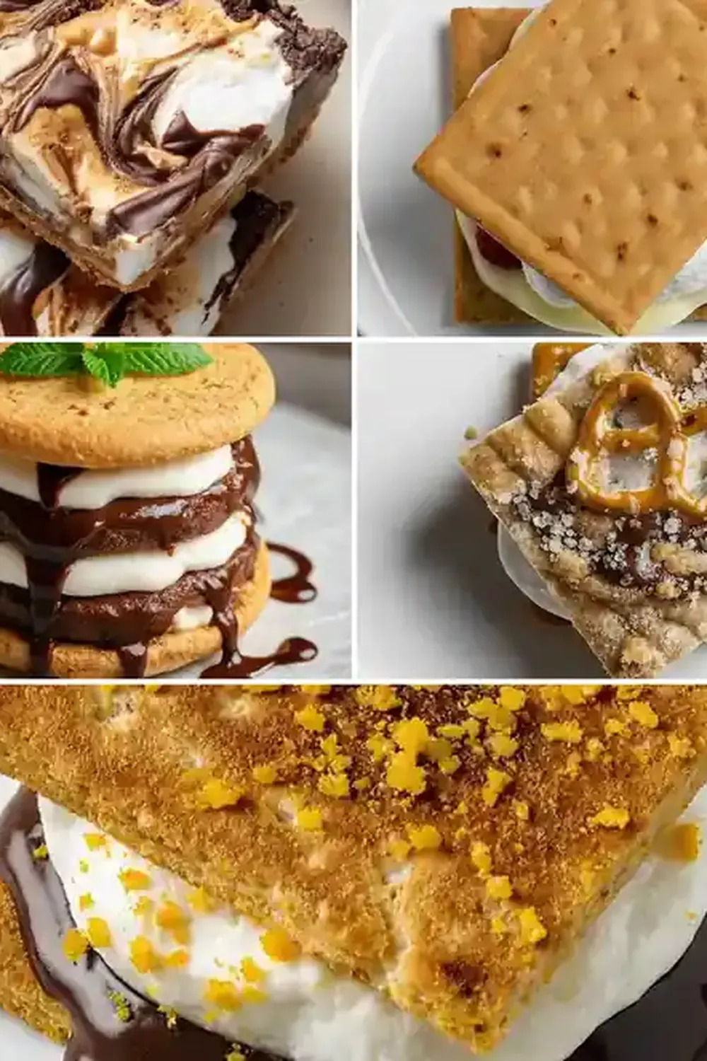 Easy Frozen S'mores Sandwiches Dessert