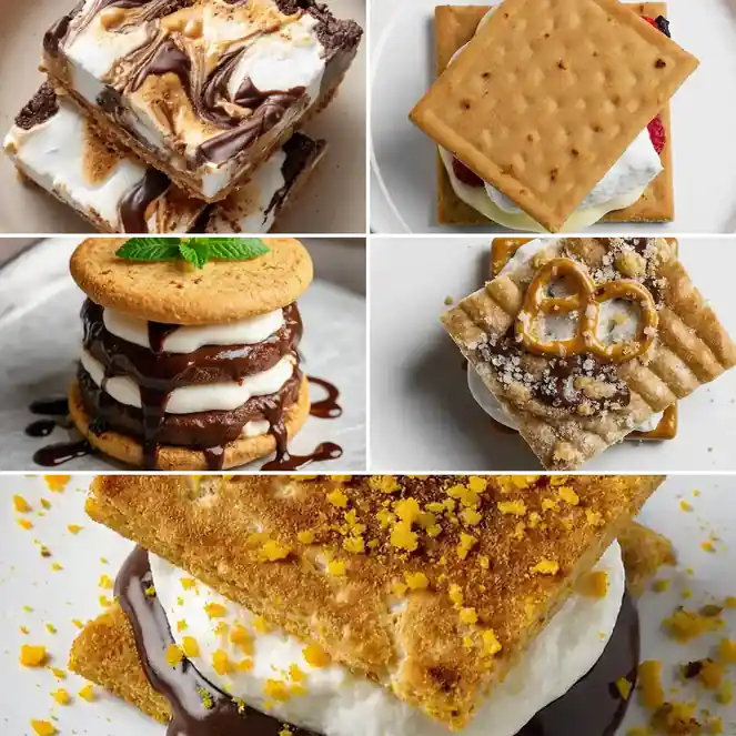 Easy Frozen S'Mores Sandwiches Dessert