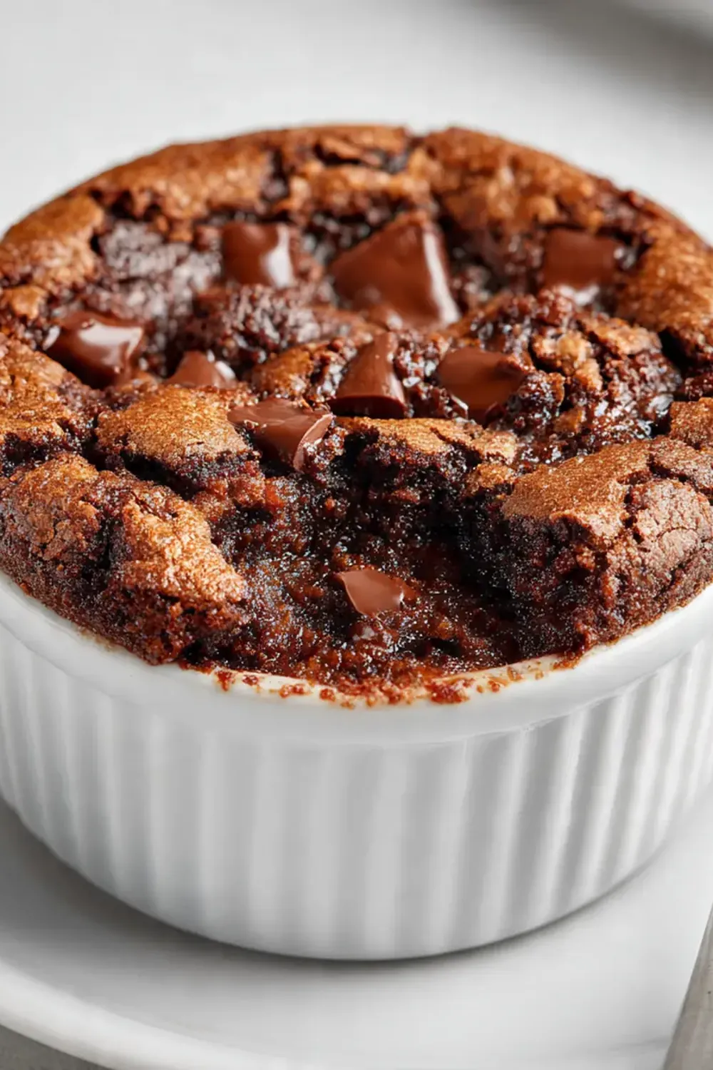 Gooey Air Fryer Brookies (Brownie & Cookie In a Ramekin)