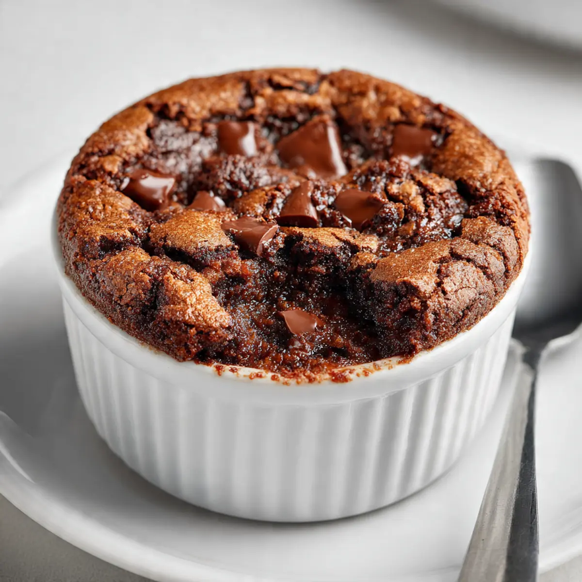 Gooey Air Fryer Brookies (Brownie & Cookie In A Ramekin)