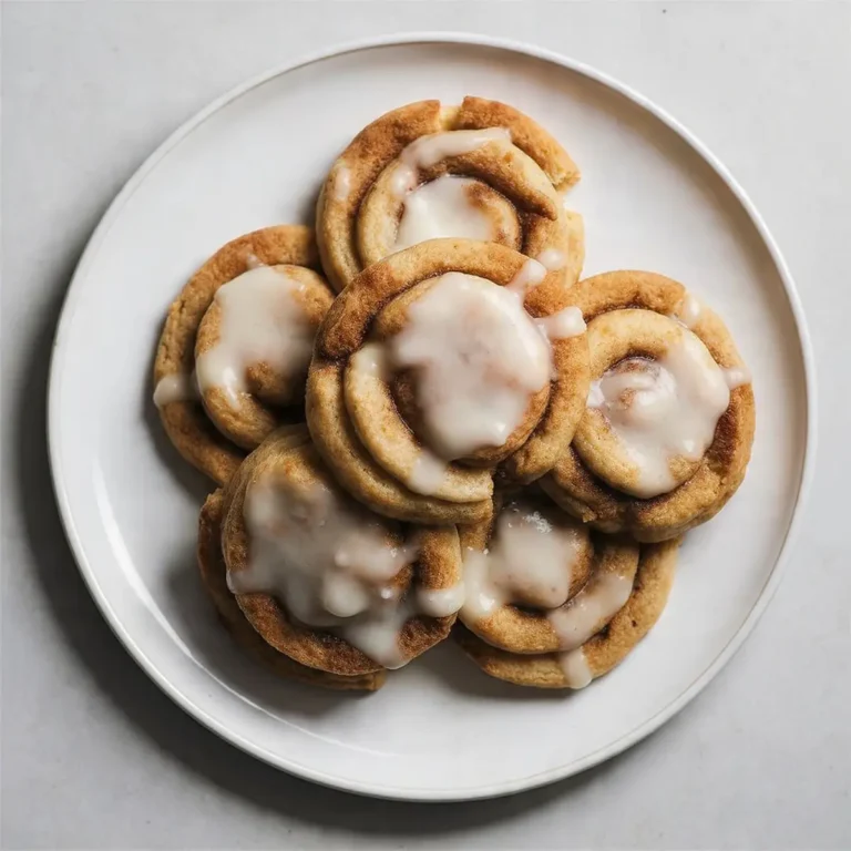 Gooey Glazed Cinnamon Roll Cookies