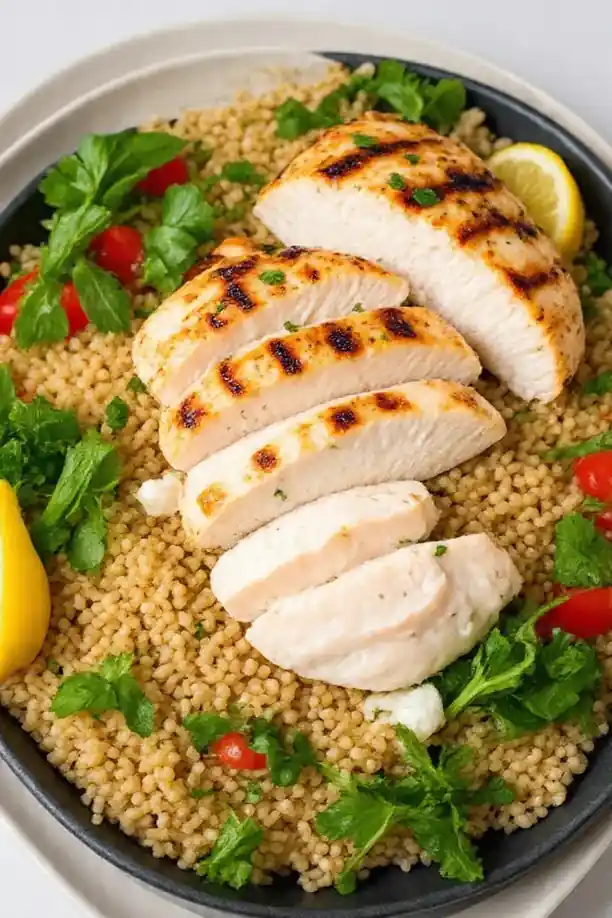 Greek Yoghurt Marinated Chicken Bowl