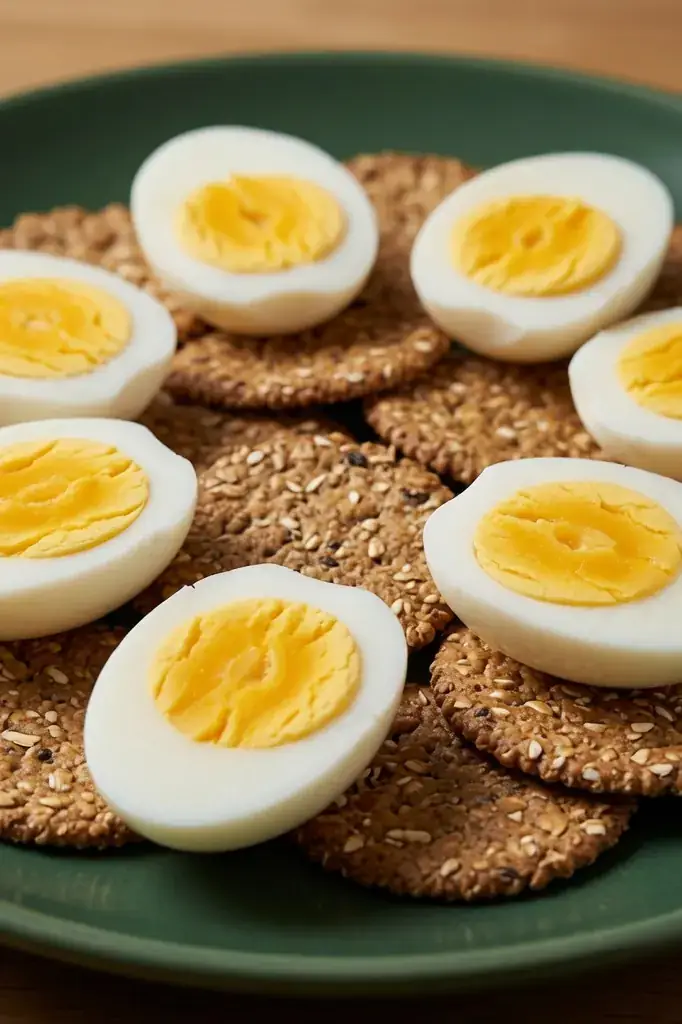 Hard-Boiled Egg & Wholegrain Cracker