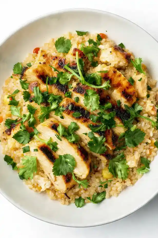 Herby Chicken & Pearl Barley Bowl